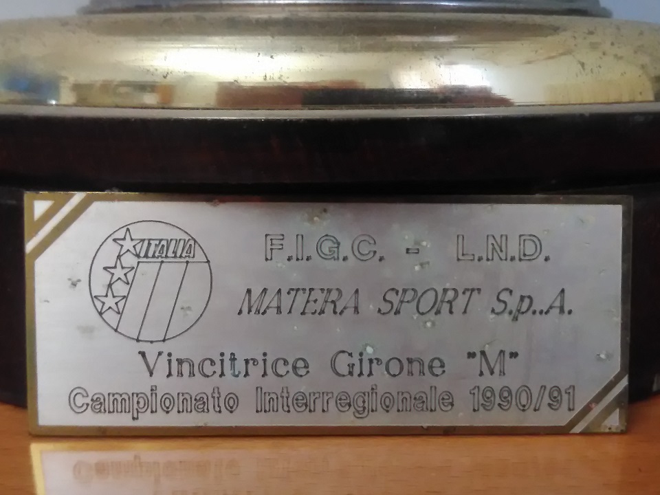 coppa campionato 1990-91 particolare