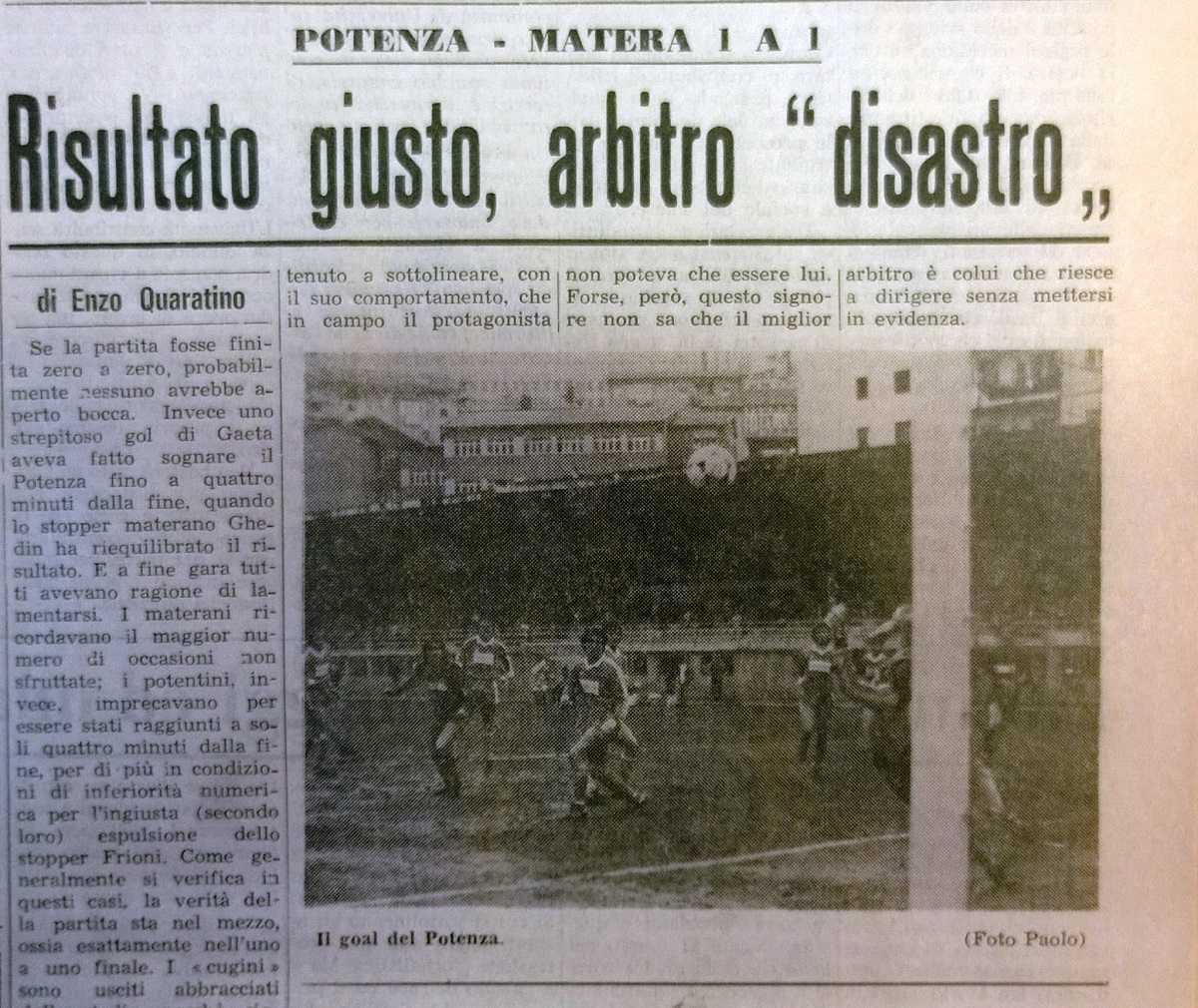 1983-84 potenza-matera corriere di pz