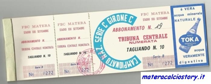 Abbonamento anni 70