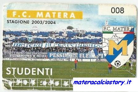 abbonamento fc matera 0304