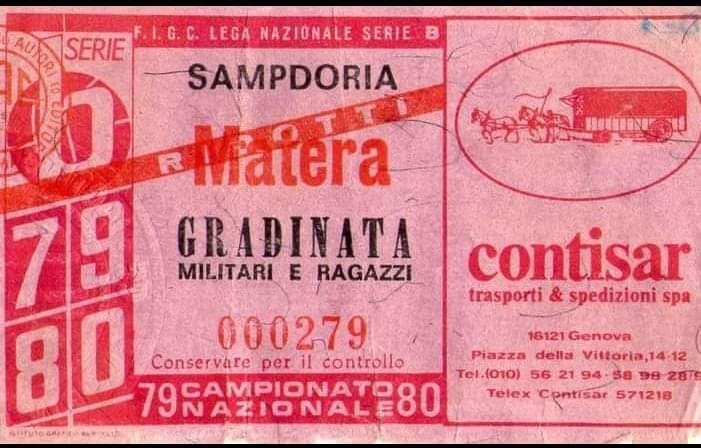 biglietto samp-matera 1979-80