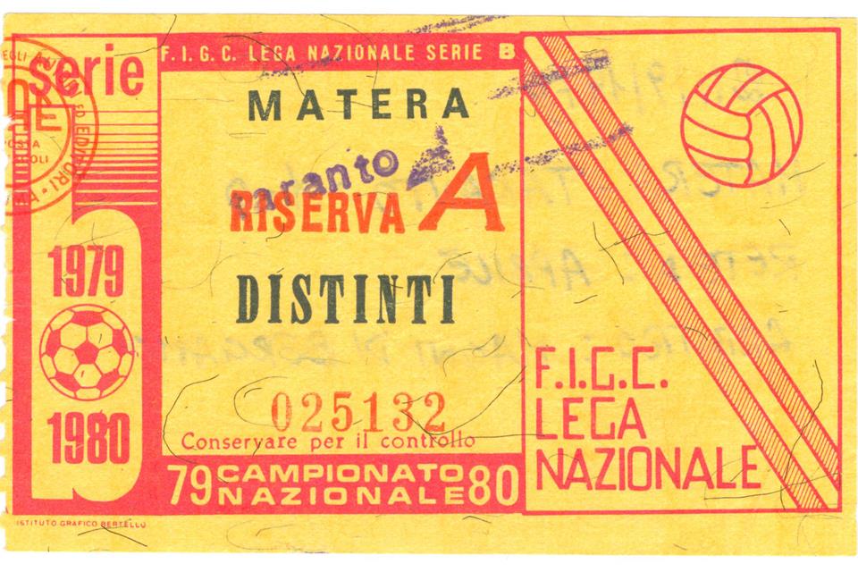 1979-80 biglietto matera-taranto