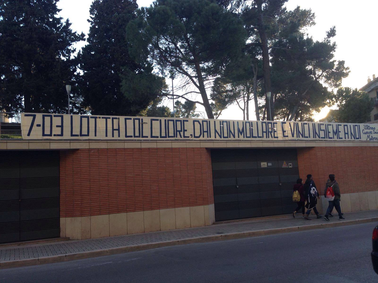 striscione ultras